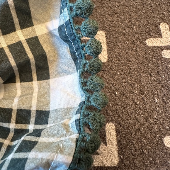 Kate Quinn 2T EUC plaid bubble romper with ruffle  straps - Picture 2 of 5